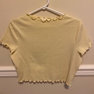 Yellow Crop Top